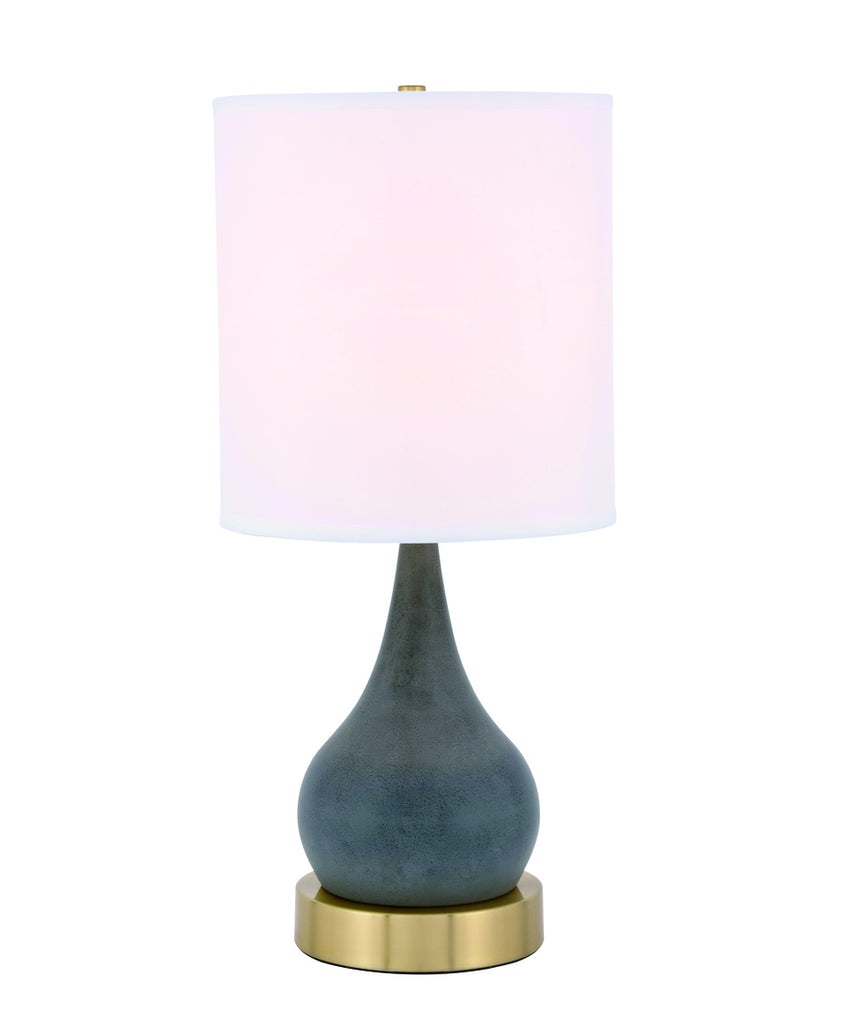 ZC121-TL3022BR - Regency Decor: Quinn 1 light Brass Table Lamp