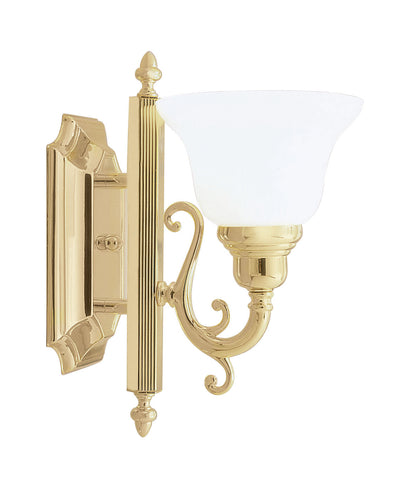 Livex French Regency 1 Light Polished Brass Bath Light - C185-1281-02
