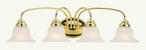 Livex Edgemont 4 Light Polished Brass Bath Light - C185-1534-02