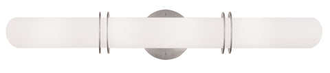 Livex Pelham 4 Light Brushed Nickel Bath Light - C185-1904-91