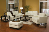 Set of 3 - Samuel Cushion Sofa + Loveseat + Chair Cream - D300-10007