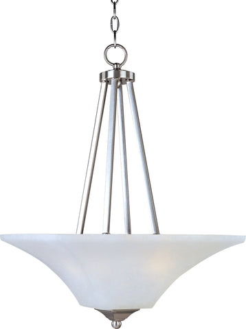 Aurora 2-Light Invert Bowl Pendant Satin Nickel - C157-20093FTSN