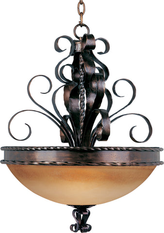 Aspen 3-Light Invert Bowl Pendant Oil Rubbed Bronze - C157-20606VAOI