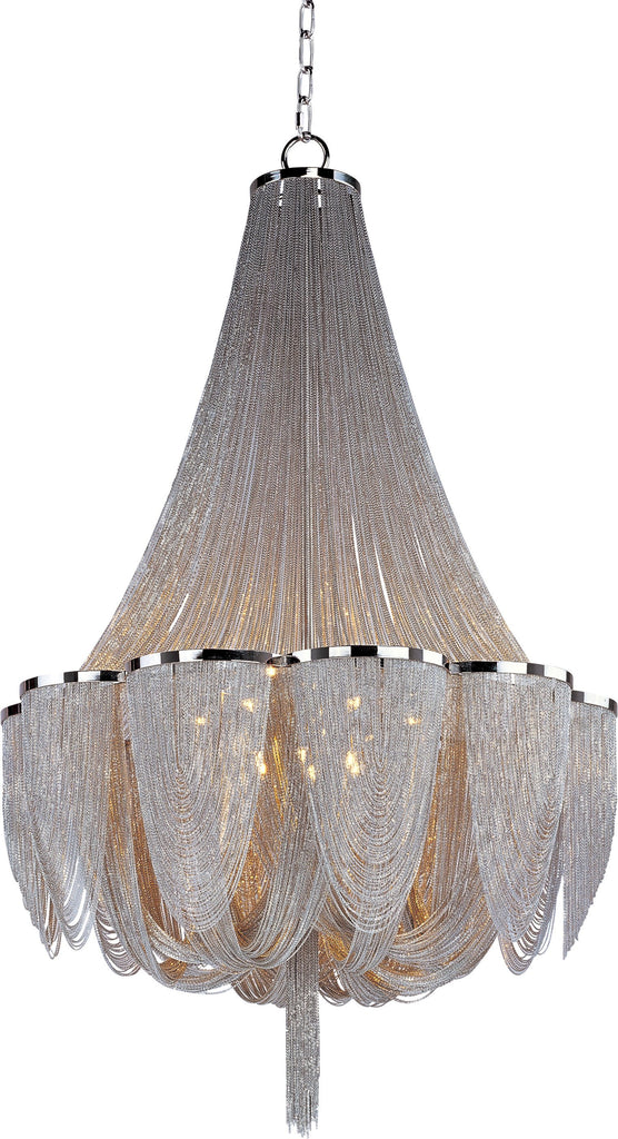 Chantilly 14-Light Chandelier Polished Nickel - C157-21468NKPN