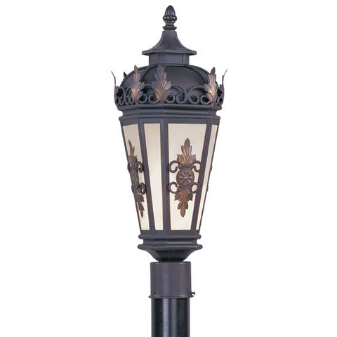 Livex Berkshire 1 Light Bronze Outdoor Post Lantern - C185-2194-07