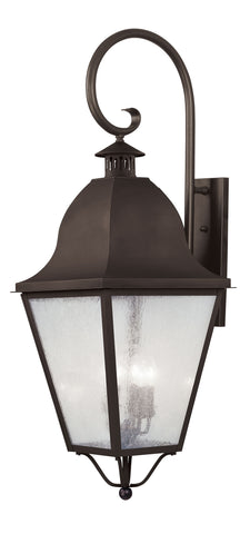 Livex Amwell 4 Light Bronze Outdoor Wall Lantern - C185-2559-07