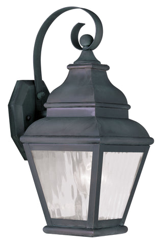 Livex Exeter 1 Light Charcoal Outdoor Wall Lantern - C185-2601-61