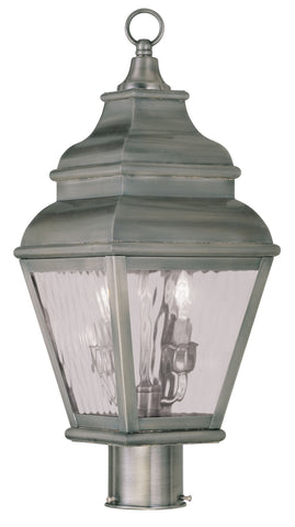 Livex Exeter 2 Light VPW Outdoor Post Lantern - C185-2603-29