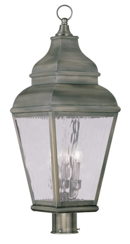 Livex Exeter 3 Light VPW Outdoor Post Lantern - C185-2606-29