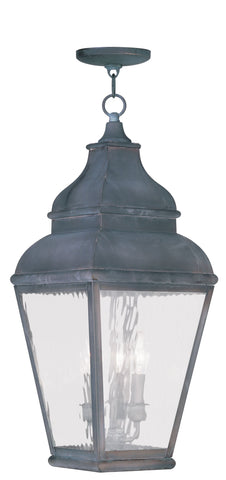 Livex Exeter 3 Light VPW Outdoor Chain Lantern  - C185-2610-61