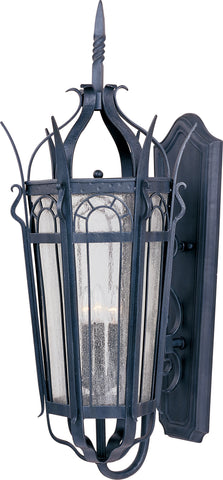 Cathedral 3-Light Outdoor Wall Lantern Country Forge - C157-30043CDCF