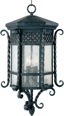 Scottsdale 3-Light Outdoor Hanging Lantern Country Forge - C157-30129CDCF