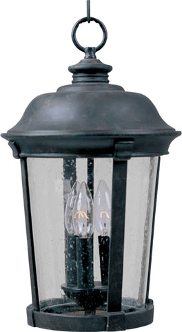 Dover Cast 3-Light Outdoor Hanging Lantern Bronze - C157-3028CDBZ
