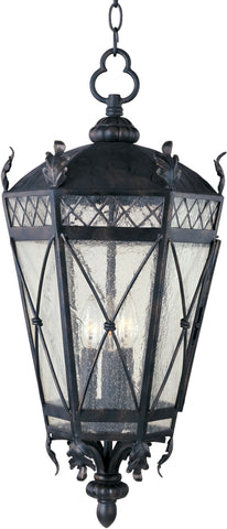 Canterbury 3-Light Outdoor Hanging Lantern Artesian Bronze - C157-30459CDAT