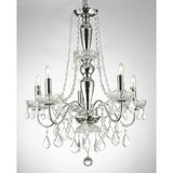 Swarovski Crystal Trimmed Chandelier Elegant 5 Light Chandelier Pendant Lighting Fixture Light Lamp - J10-26017/5Sw