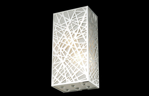 ZC121-V2078W6C/RC - Regency Lighting: Prism 2 light Chrome Wall Sconce Clear Royal Cut Crystal