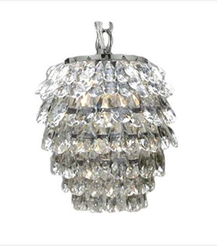 Crystal 1 Light Pendant Chandelier Lighting - 26018/1