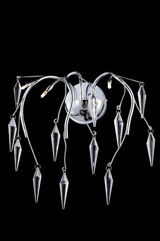 ZC121-V5008W16C/EC - Regency Lighting: Amour 3 light CHROME Wall Sconce Clear Elegant Cut Crystal