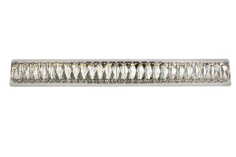 ZC121-3502W35C - Regency Lighting: Monroe Integrated LED chip light Chrome Wall Sconce Clear Royal Cut Crystal