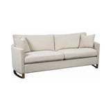 Set of 3 - Corliss Upholstered Arched Arms Sofa + Loveseat + Chair Beige - D300-10086