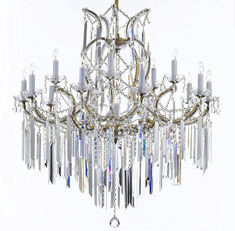 Maria Theresa Chandelier Empress Crystal (Tm) Lighting Chandeliers With Optical Quality Fringe Prisms H38" X W37" - A83-B40/21510/15+1
