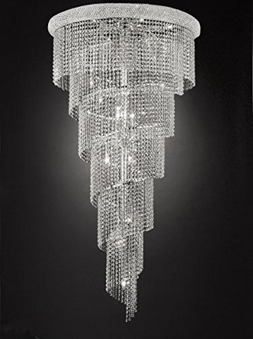 French Empire Empress Crystal(Tm) Chandelier Lighting H 54" W 30" - Cjd-Cs/2178/30