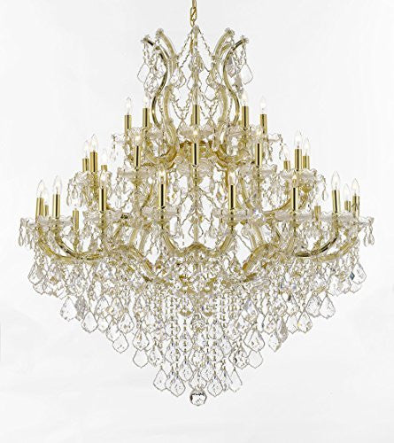 Maria Theresa Crystal Chandelier Lighting H 44" W 44" - Perfect For An Entryway Or Foyer - Cjd-Cg/2181/44