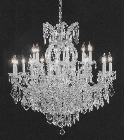 Chandelier Crystal Lighting Empress Crystal (Tm) Chandeliers H38" W37" - A83-Silver/1/21510/15+1