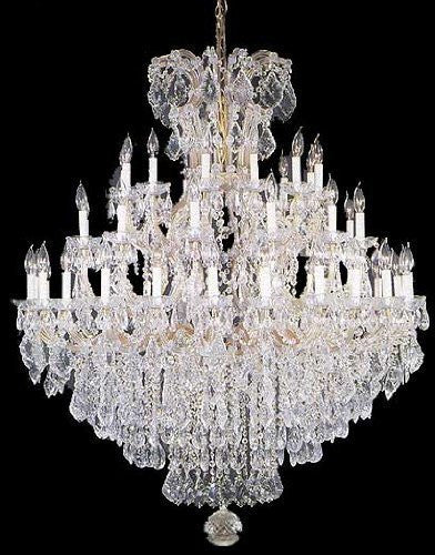 Large Foyer / Entryway Maria Theresa Empress Crystal (Tm) Chandelier Lighting H 60" W 52" - A83-Gold/2756/36+1