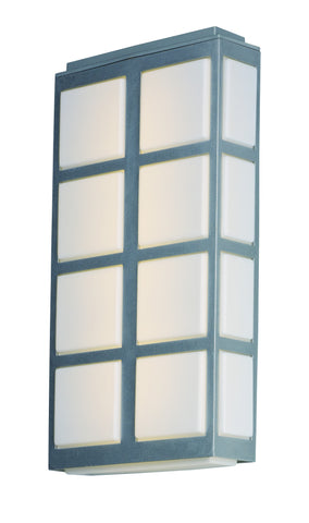 Packs LED Outdoor Wall Sconce Metallic Silver - C157-53594WTMS