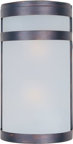 Arc LED 2-Light Outdoor Wall Lantern Oil Rubbed Bronze - C157-56006FTOI