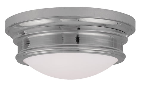 Livex Astor 3 Light Polished Chrome Ceiling Mount - C185-7343-05