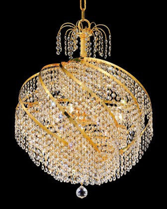 C121-GOLD/8052/2221 Spiral CollectionEmpire Style CHANDELIER Chandeliers, Crystal Chandelier, Crystal Chandeliers, Lighting