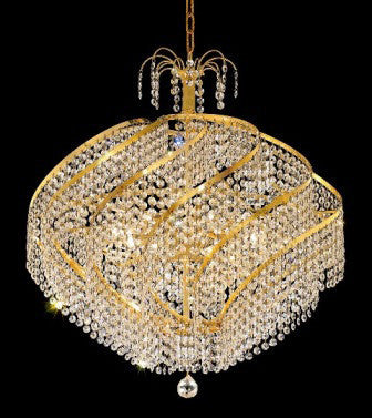 C121-GOLD/8052/2625 Spiral CollectionEmpire Style CHANDELIER Chandeliers, Crystal Chandelier, Crystal Chandeliers, Lighting