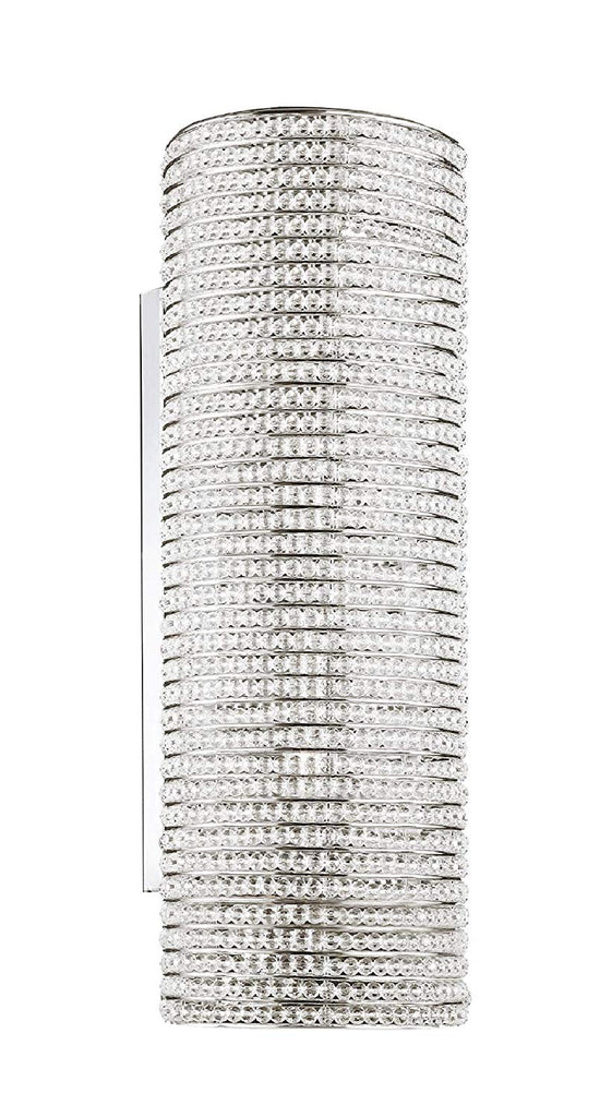 Crystal Halo Sconce Modern/Contemporary Lighting Orb Wall Sconce 21" - Good for Dining Room, Foyer, Entryway, Family Room and More! - GB104-2/3132
