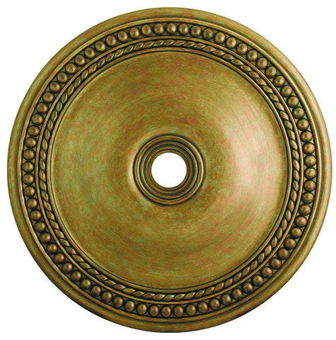 Livex Wingate Antique Gold Leaf Ceiling Medallion - C185-82078-48