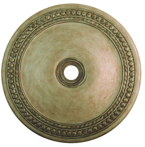Livex Wingate Antique Silver Leaf Ceiling Medallion - C185-82078-73