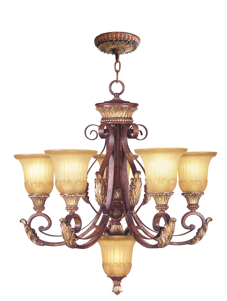 Livex Villa Verona 5 Light VBZ Chandelier - C185-8555-63