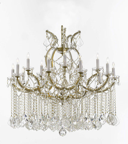 Maria Theresa Chandelier Crystal Lighting Chandeliers Lights Fixture Ceiling Lamp for Dining Room, Entryway, Living Room H 42" W 37" - A83-B112/21510/15+1