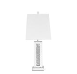 ZC121-ML9311 - Regency Decor: Sparkle Collection 1-Light Silver Finish Table Lamp