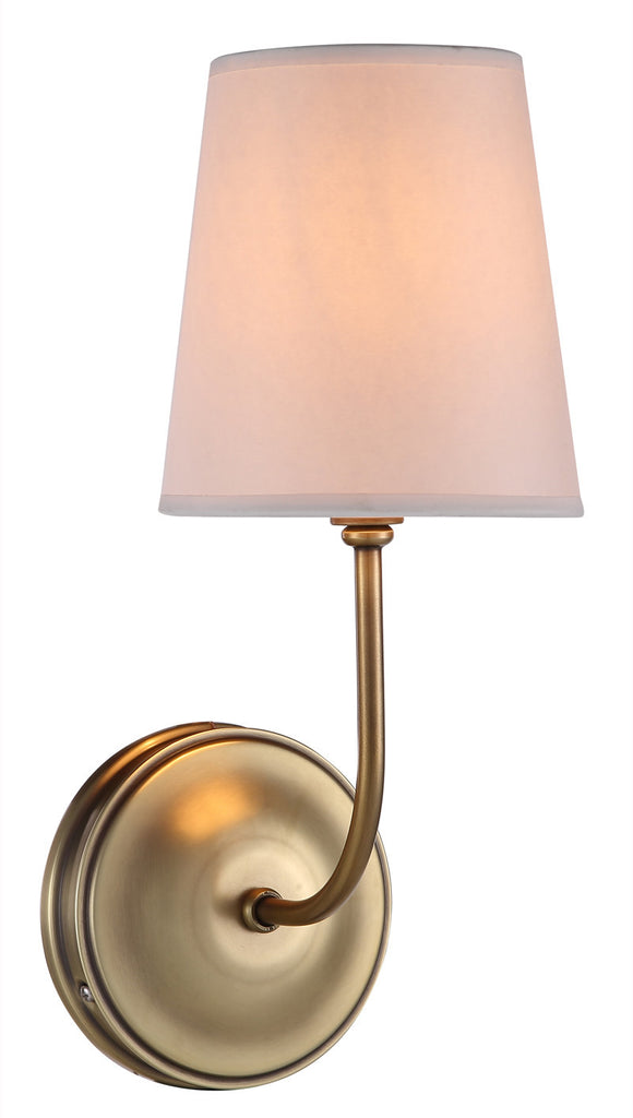 C121-1411W6BB By Elegant Lighting - Lancaster Collection Burnish Brass Finish 3 Lights Wall Sconce