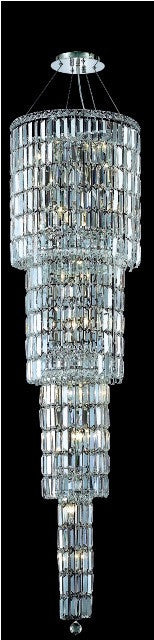 ZC121-2030G66C/EC By Regency Lighting Maxim Collection 18 Light Chandeliers Chrome Finish