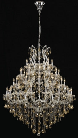 C121-2800G46C-GT By Regency Lighting-Maria Theresa Collection Chrome Finish 49 Lights Chandelier