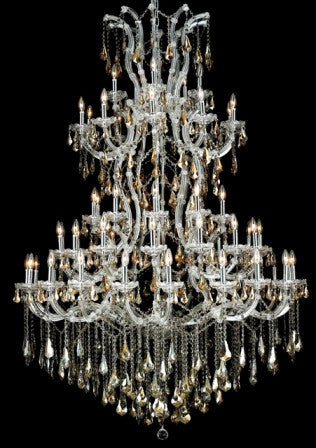 C121-2801G54C-GT By Regency Lighting-Maria Theresa Collection Chrome Finish 61 Lights Chandelier