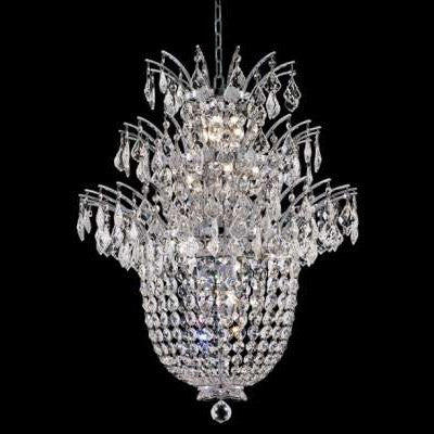 C121-SILVER/5800/2328 Flora CollectionEmpire Style CHANDELIER Chandeliers, Crystal Chandelier, Crystal Chandeliers, Lighting