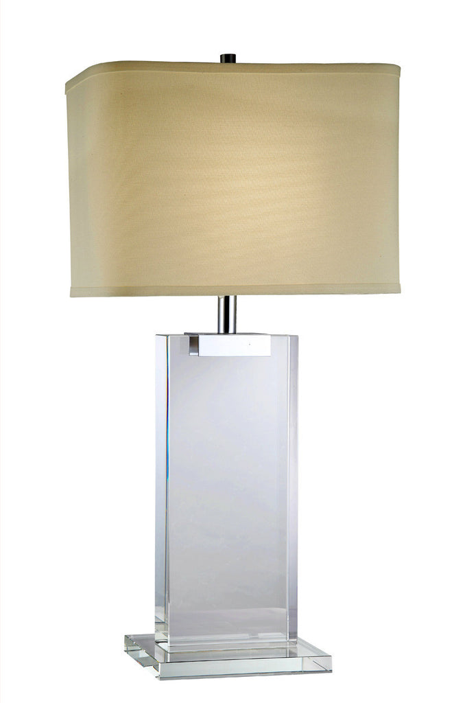 C121-TL1001 By Elegant Lighting - Regina Collection Chrome Finish 1 Light Table Lamp