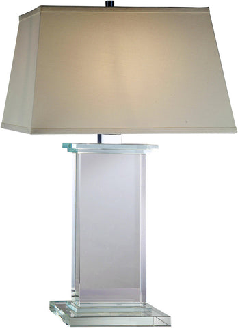 C121-TL1008 By Elegant Lighting - Regina Collection Chrome Finish 1 Light Table Lamp