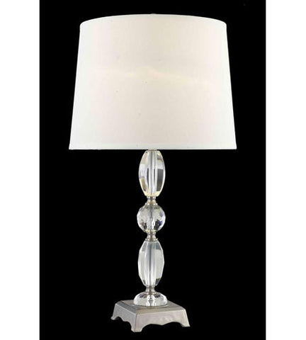C121-TL123 By Elegant Lighting Grace Collection 1 Light Table Lamp Antique Silver Finish