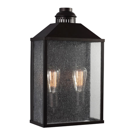 Murray Feiss 2 Bulb Oil Rubbed Bronze Outdoor Lantern - C140-OL18011ORB