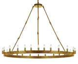 Wrought Iron Vintage Barn Metal Castile One Tier Chandelier Industrial Loft Rustic Lighting